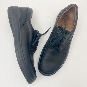 ECCO Seawalker Mens Black Leather Lace Up Oxford Comfort Shoes Size 13 EU 47